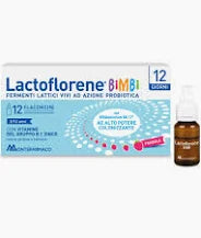 LACTOFLORENE Bimbi 12 Flaconcini Gusto Fragola