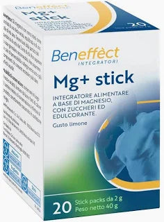 BENEFFECT INTEGRATORI Mg+ 20 Stick